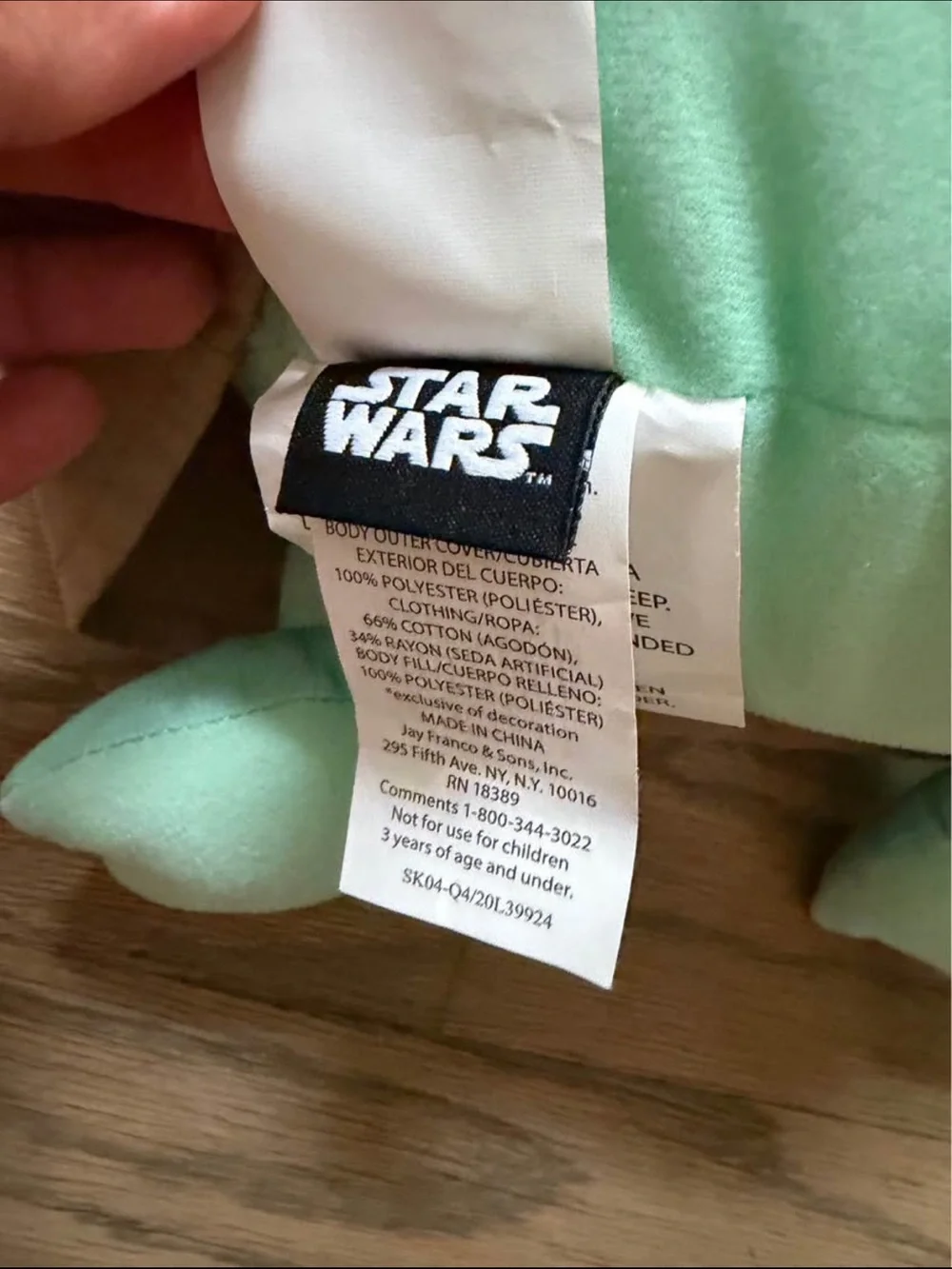 Star Wars Plush Toy - Grogu The Child Baby Yoda The Mandalorian 20” doll